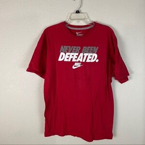 Nike Never Been Defeated Shirt Size XXL